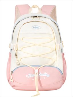 Tinytot - Pink Korean Style Backpack for Kids -30 Litre (7-12 Years)