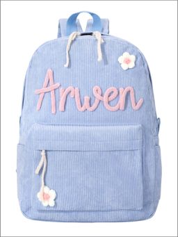 Tinytot - Blue Korean Style Backpack for Kids -25 Litre (7-12 Years)