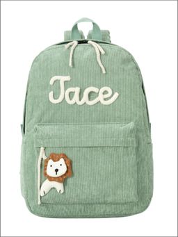 Tinytot - Green Korean Style Backpack for Kids -25 Litre (7-12 Years)