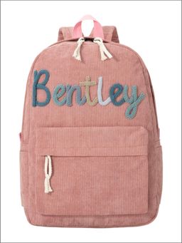 Tinytot - Taupe Korean Style Backpack for Kids -25 Litre (7-12 Years)