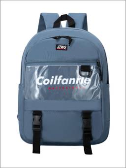 Tinytot - Blue Korean Style Backpack for Kids -25 Litre (7-12 Years)