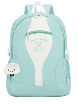 Tinytot - Blue and White Korean Style Backpack for Kids -25 Litre (7-12 Years)
