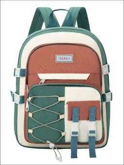 Tinytot - Multi-Color Korean Style Backpack for Kids -25 Litre (7-12 Years)