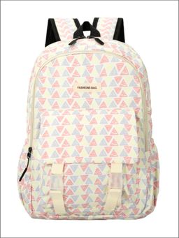 Tinytot - Pink Korean Style Backpack for Kids -25 Litre (7-12 Years)