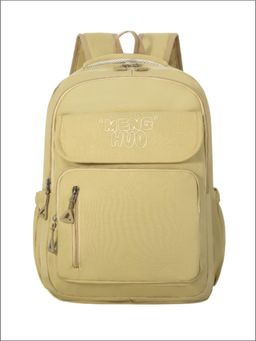 Tinytot - Taupe Korean Style Backpack for Kids -25 Litre (7-12 Years)
