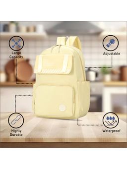Tinytot - Yellow Korean Style Backpack for Kids -25 Litre (7-12 Years)