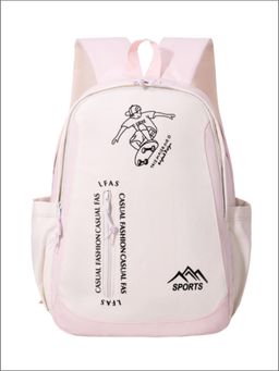 Tinytot - Pink Korean Style Backpack for Kids -30 Litre (7-12 Years)