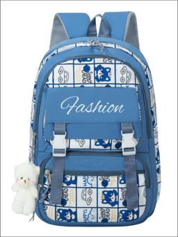 Tinytot - Blue Korean Style Backpack for Kids -30 Litre (7-12 Years)