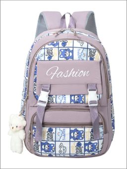 Tinytot - Purple Korean Style Backpack for Kids -30 Litre (7-12 Years)