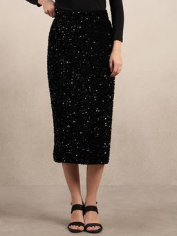 VERO MODA - Black Embellished Skirt