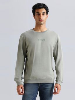 Pepe Jeans - Green Crew Neck Full Sleeve Sweatshirt