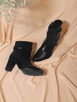 Truffle Collection - Black Solid Boots