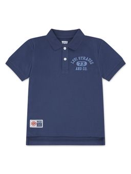 Levi's - Navy Blue Solid Polo T-Shirt