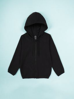 KiddoPanti - Black Unisex Quilted Hoodie