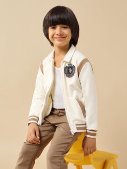 U.S. POLO ASSN. - White Boys Solid Regular Fit Sweatshirt