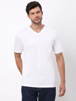R&B - Solid Comfortable Men Shirt- White