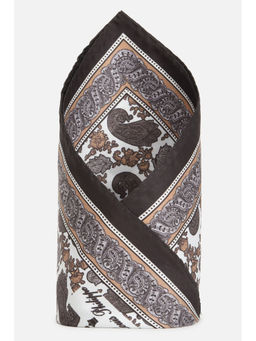 Louis Philippe - Men Multi Color Paisley Print Party Pocket Square