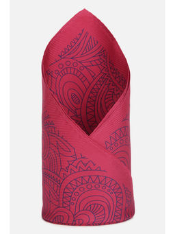 Van Heusen - Men Pink Paisley Print Pocket Square