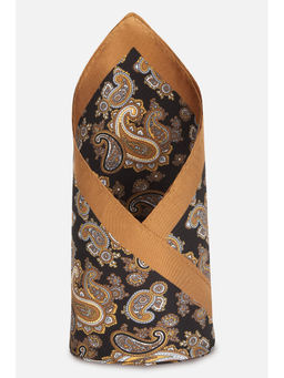 Van Heusen - Men Black Paisley Print Pocket Square