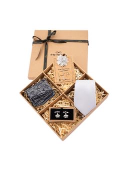 The Tie Hub - Classic Grey Collection Gift Set