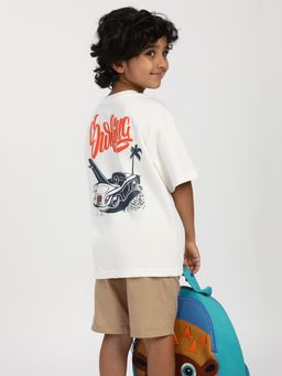 Nautinati - Boys Cotton Surfing Print T-Shirt