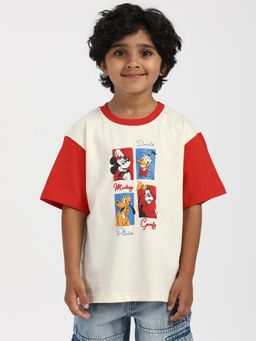 Nautinati - Boys Cotton Disney Print T-Shirt