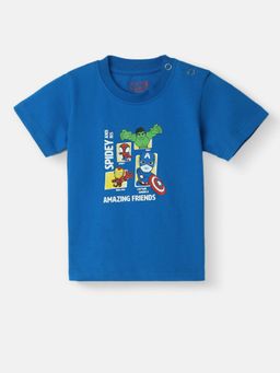 Nautinati - Boys Cotton Marvel Print T-shirt