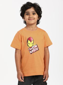 Nautinati - Boys Iron Man Print Cotton T-shirt Cotton| Age 2 - 10 Years