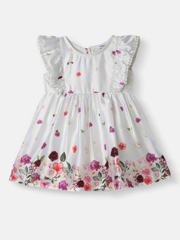 Nautinati - Girls Floral Print Dress