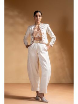 Baise Gaba - Keshini Bralette with Sheet Pants and Chandra Jacket
