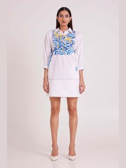 MADDER MUCH - White Apollo Sunlit Tide Dress