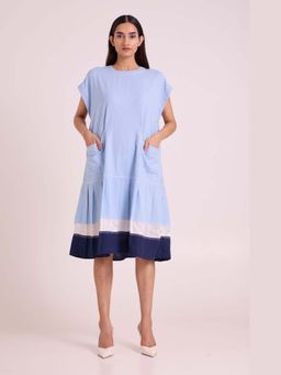 MADDER MUCH - Sky Blue Mitzi Relaxed Volume Dress