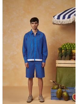 Muvazo - Urban Vita Blue Cotton Co-Ord