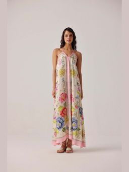 NOIB - Multicolour Bloom Floral Printed Riva Coverup Dress