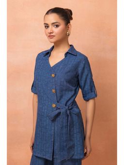 SEW - Denim Weave Style Co-Ord Set