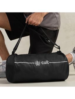 CULT - Unisex Adjustable Strap Mesh Black Duffle Bag
