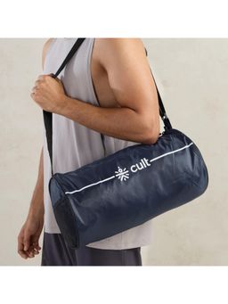 CULT - Unisex Adjustable Strap Mesh Pocket Blue Duffle Bag