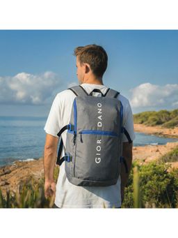 Giordano - 15.6-inch Polyester Laptop Backpack - Grey