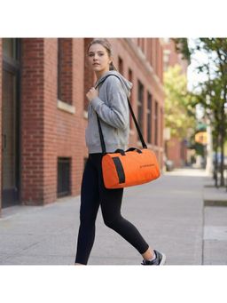 Giordano - Unisex 18L Polyester Duffel Bag With Detachable Strap - Orange