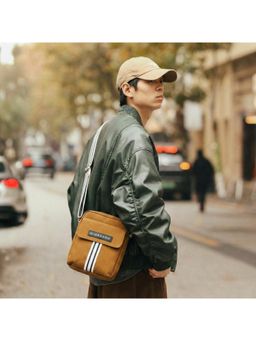 Giordano - Unisex Crossbody Canvas Sling Bag - Tan