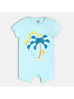 MINI KLUB - Blur Cotton Printed Applique Romper