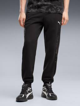 Puma - Men Black Printed Cotton Joggers