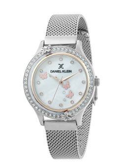 Daniel Klein - White Trendy Round Dial Analog Watch For Women - DK.1.12295 - 3