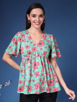 Zelena - RHEA Floral Maternity and Nursing Top