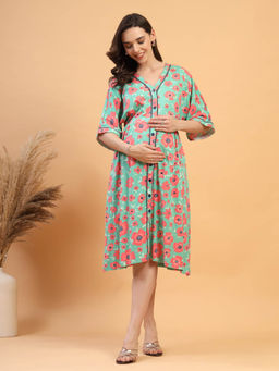 Zelena - ELARA Blossom Trail Maternity Dress