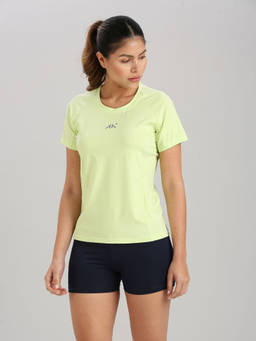AESTHETIC NATION - Yellow Active Training T-Shirt