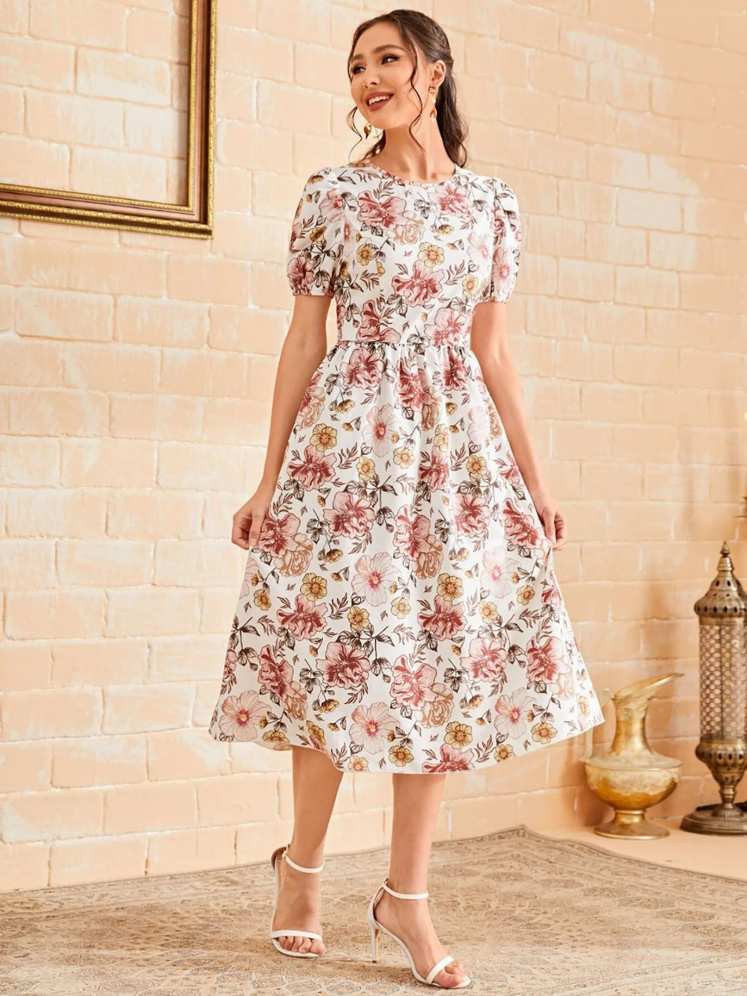 Buy Stylish Floral White Dresses Collection At Best Prices Online