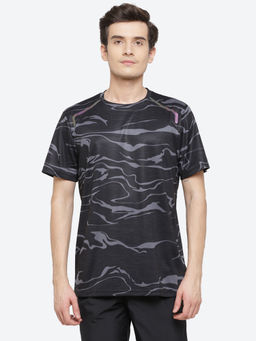 ASICS - M Aop Gpx Ss Black Mens T-shirts