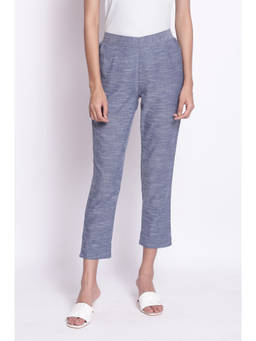 Elleven - Blue Indo-Western Trouser Pants