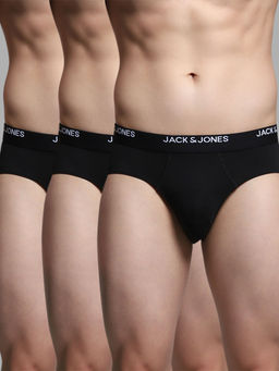 Jack & Jones - Jack and Jones Men Solid Briefs (Pack of 3)